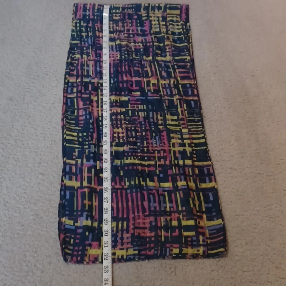 Colorful Geometric Patterned Scarf Shawl